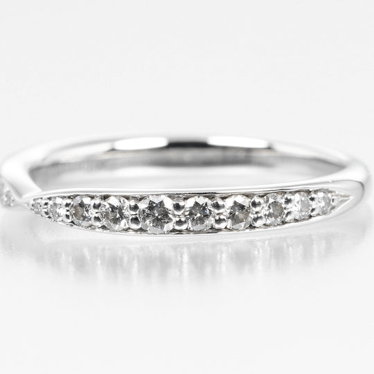 TIFFANY&Co. Ring Pt950Platinum, Diamond Silver harmony Women Used Authentic