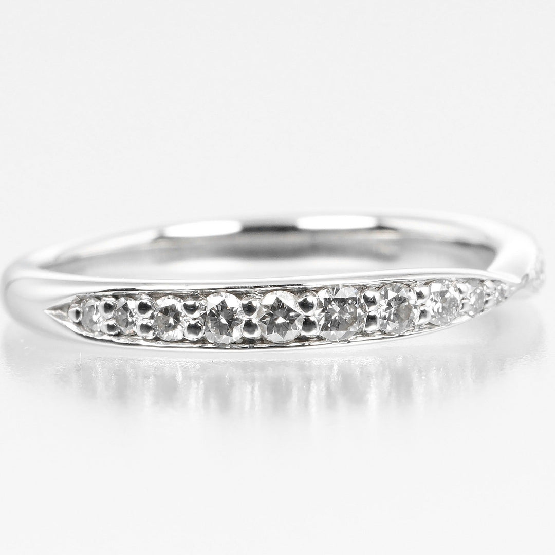TIFFANY&Co. Ring Pt950Platinum, Diamond Silver harmony Women Used Authentic