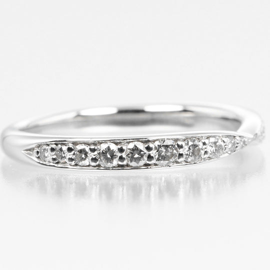 TIFFANY&Co. Ring Pt950Platinum, Diamond Silver harmony Women Used Authentic