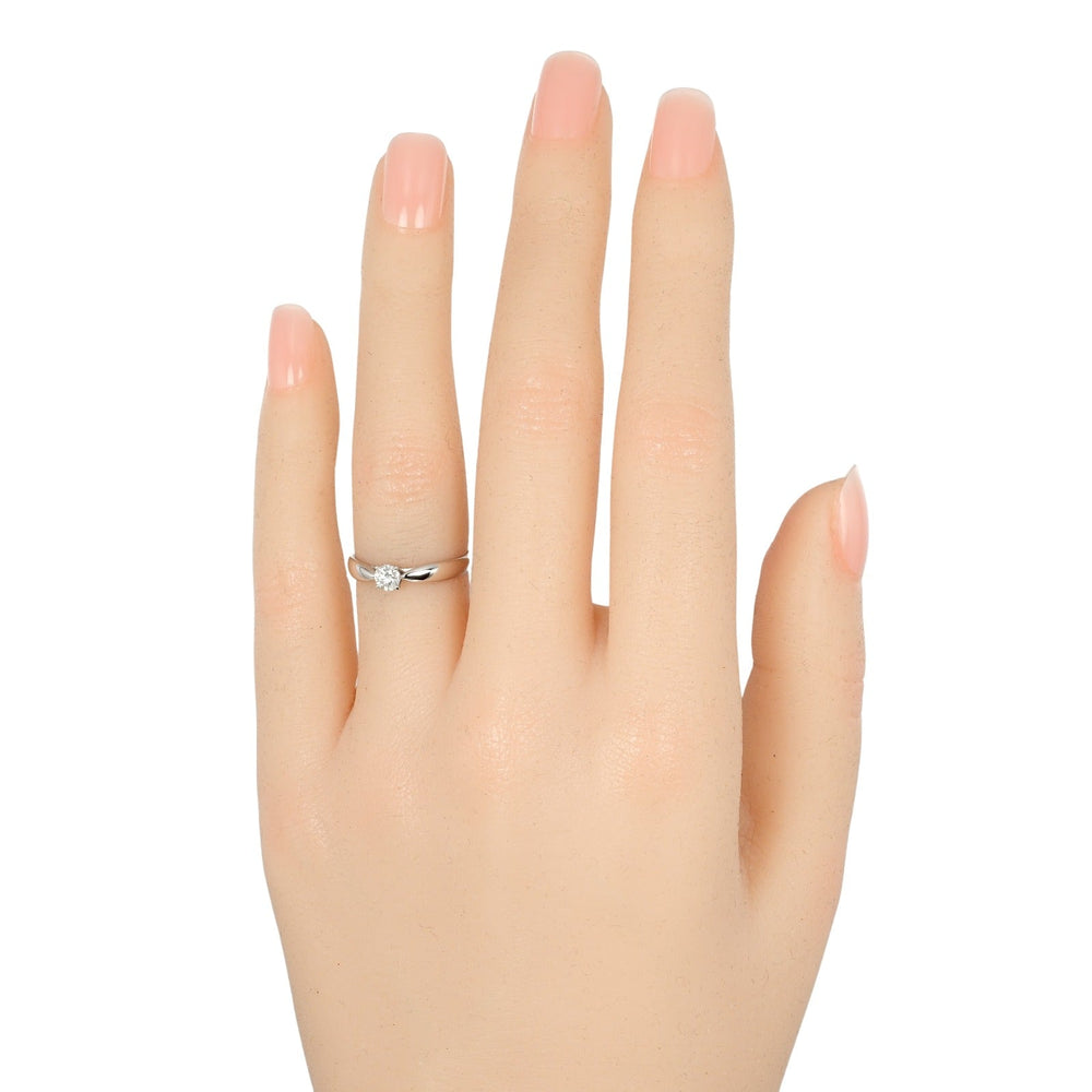 TIFFANY&Co. Ring 0.19ct VS2/H/3EX Pt950Platinum, Diamond Silver harmony Women Used Authentic
