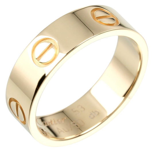 CARTIER Ring K18 yellow gold gold love Women 53 Used Authentic