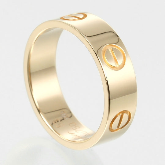 CARTIER Ring K18 yellow gold gold love Women 53 Used Authentic