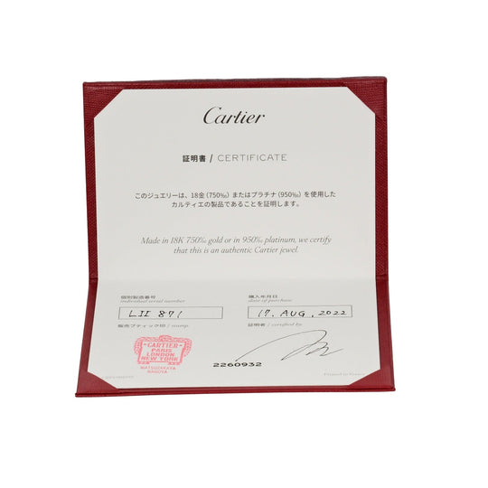 CARTIER Ring K18 yellow gold gold love Women 53 Used Authentic
