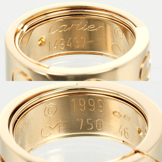 CARTIER Ring K18 yellow gold gold Astrolab Women 46 Used Authentic