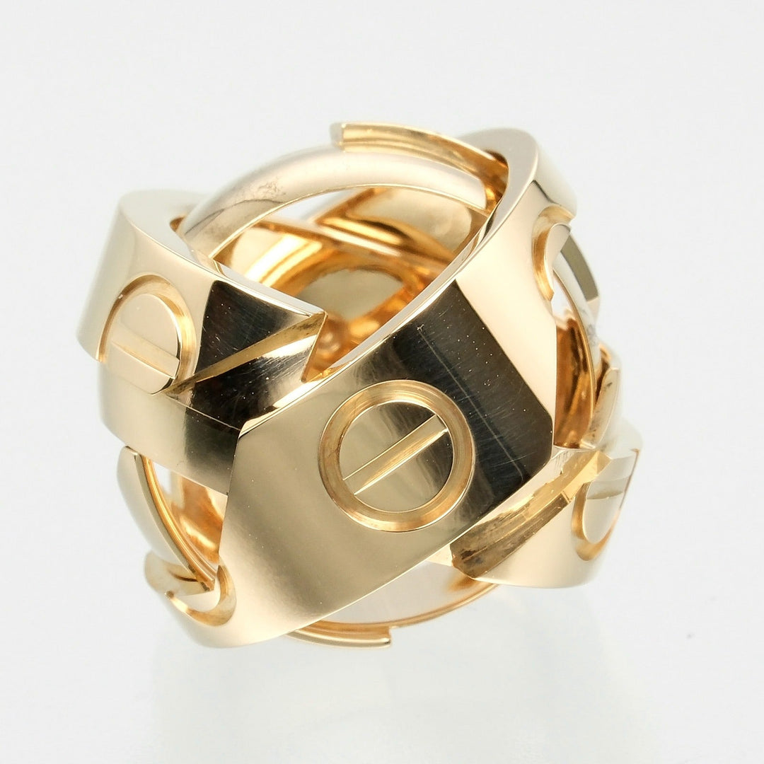 CARTIER Ring K18 yellow gold gold Astrolab Women 46 Used Authentic