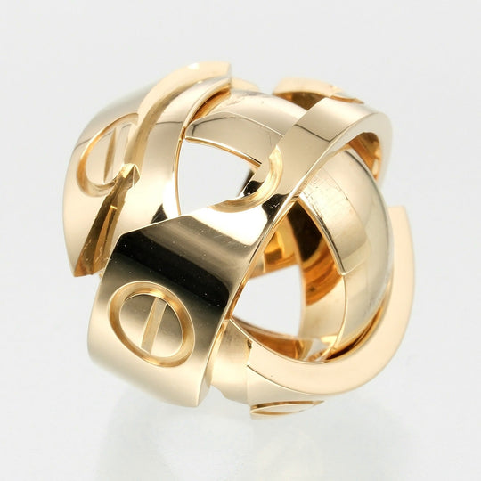 CARTIER Ring K18 yellow gold gold Astrolab Women 46 Used Authentic