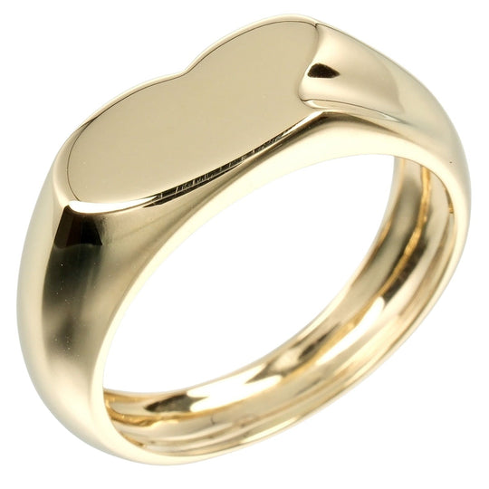 TIFFANY&Co. Ring K18 yellow gold gold Curved heart Women Used Authentic