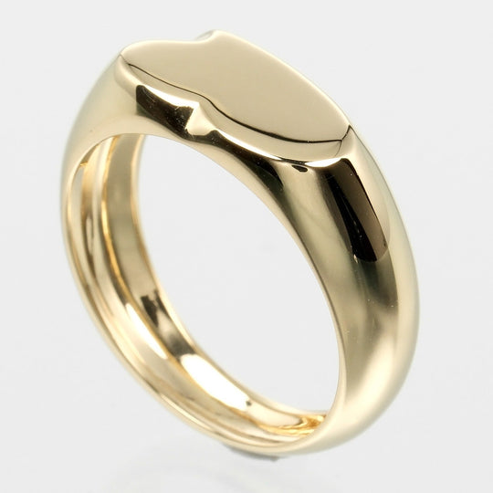 TIFFANY&Co. Ring K18 yellow gold gold Curved heart Women Used Authentic