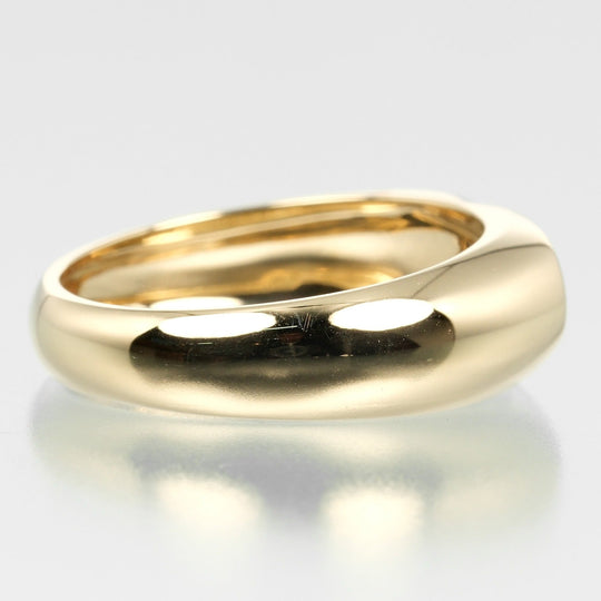 TIFFANY&Co. Ring K18 yellow gold gold Curved heart Women Used Authentic