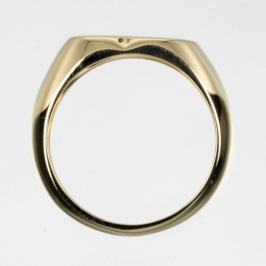 TIFFANY&Co. Ring K18 yellow gold gold Curved heart Women Used Authentic