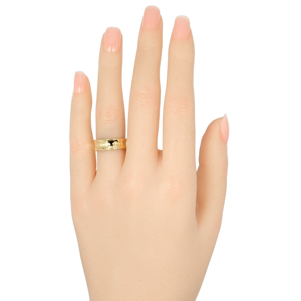 TIFFANY&Co. Ring K18 yellow gold gold 1837 Women Used Authentic