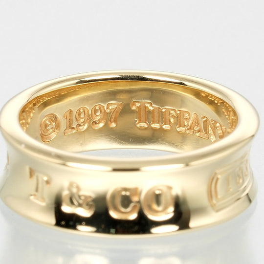 TIFFANY&Co. Ring K18 yellow gold gold 1837 Women Used Authentic