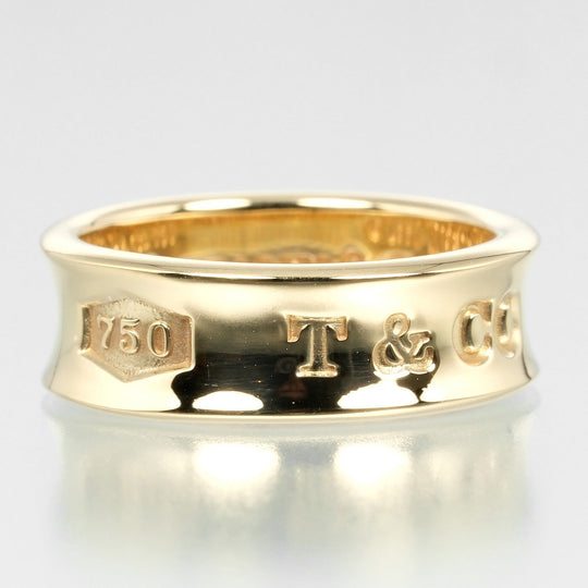 TIFFANY&Co. Ring K18 yellow gold gold 1837 Women Used Authentic