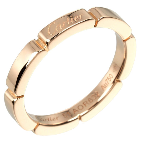 CARTIER Ring K18 Pink Gold gold Maiyon PANTHERE Women 51 Used Authentic