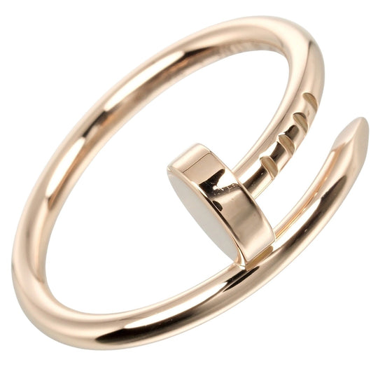 CARTIER Ring K18 Pink Gold gold Just Uncle SM Women 46 Used Authentic