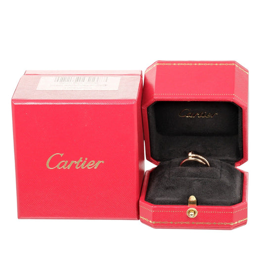 CARTIER Ring K18 Pink Gold gold Just Uncle SM Women 46 Used Authentic