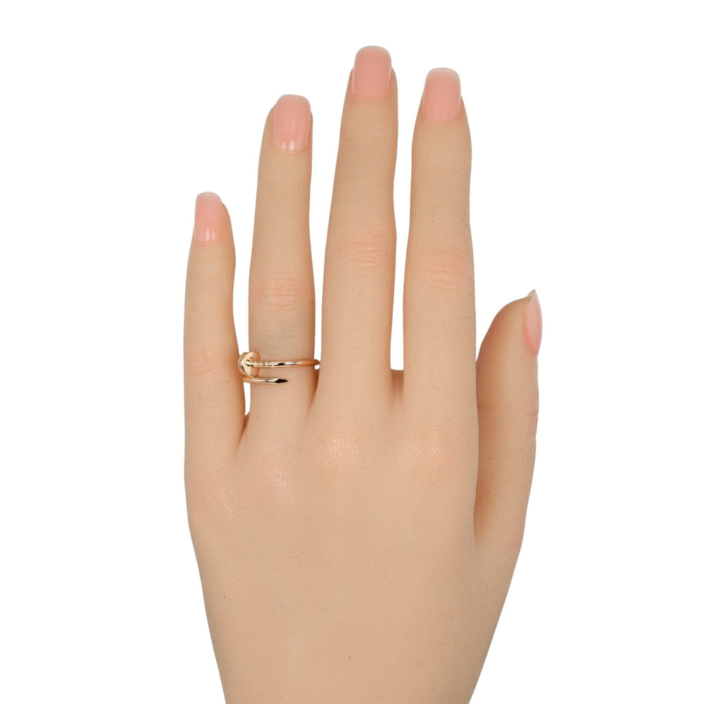 CARTIER Ring K18 Pink Gold gold Just Uncle SM Women 46 Used Authentic