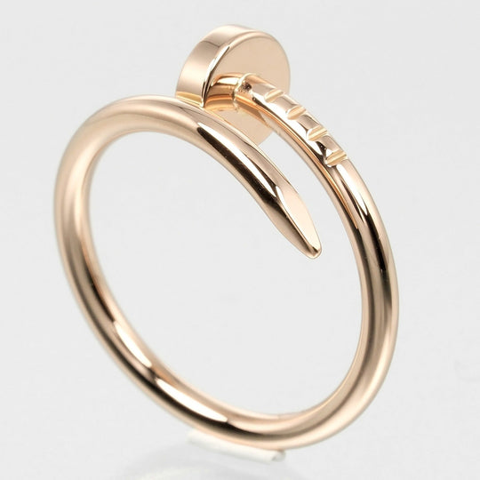 CARTIER Ring K18 Pink Gold gold Just Uncle SM Women 46 Used Authentic