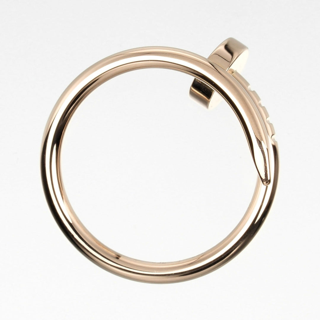 CARTIER Ring K18 Pink Gold gold Just Uncle SM Women 46 Used Authentic