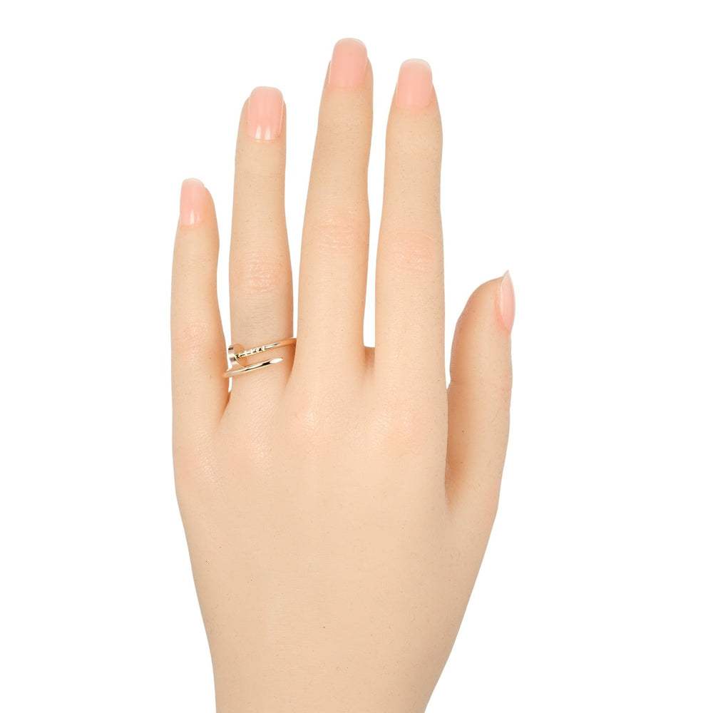 CARTIER Ring K18 Pink Gold gold Just Uncle SM Women 54 Used Authentic