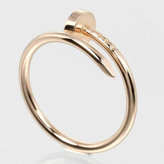 CARTIER Ring K18 Pink Gold gold Just Uncle SM Women 54 Used Authentic