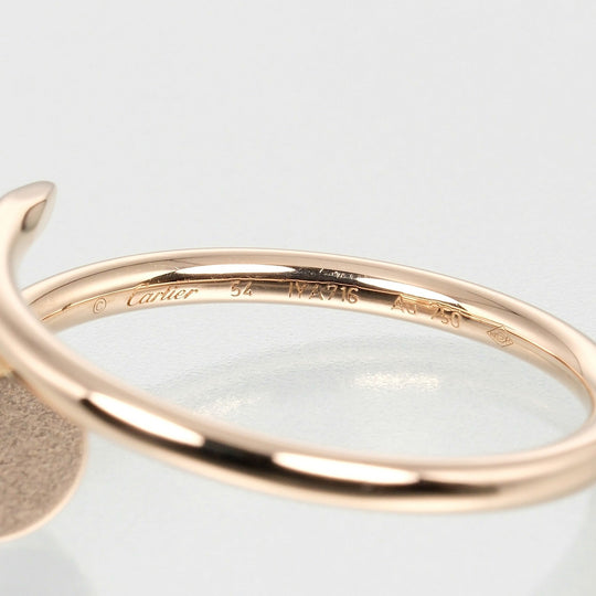 CARTIER Ring K18 Pink Gold gold Just Uncle SM Women 54 Used Authentic