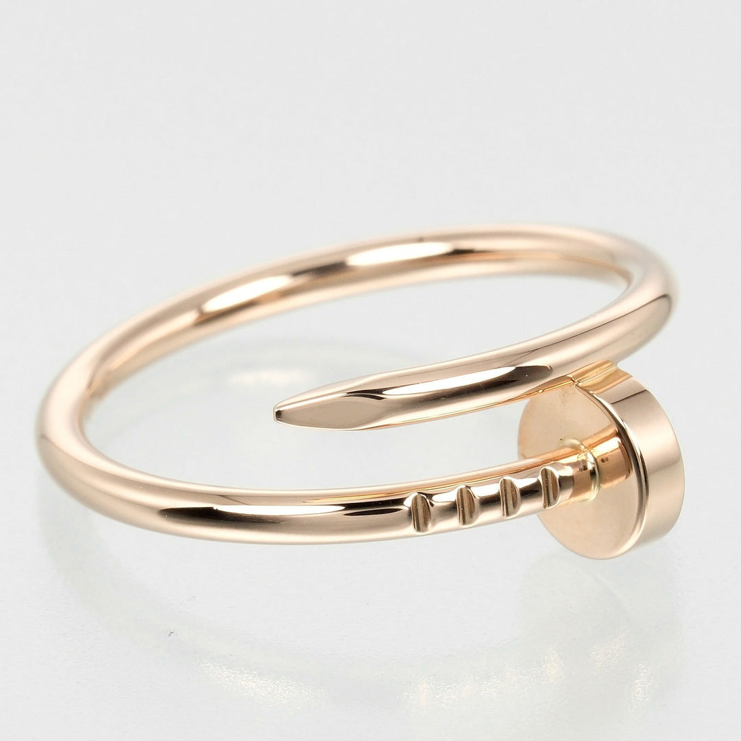 CARTIER Ring K18 Pink Gold gold Just Uncle SM Women 54 Used Authentic