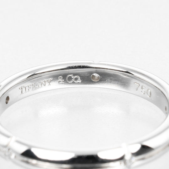 TIFFANY&Co. Ring K18 White Gold, Diamond gold Storymerica Women Used Authentic