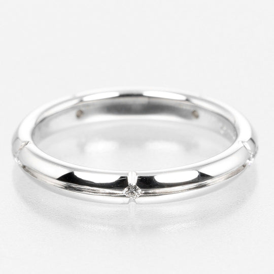 TIFFANY&Co. Ring K18 White Gold, Diamond gold Storymerica Women Used Authentic