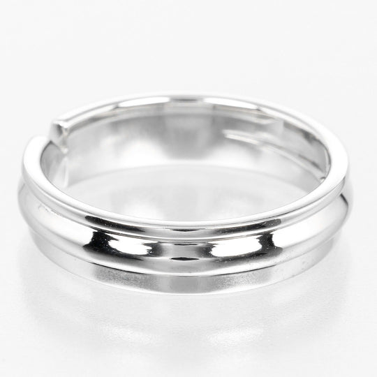 TIFFANY&Co. Ring K18 White Gold, Diamond gold modern key Women Used Authentic