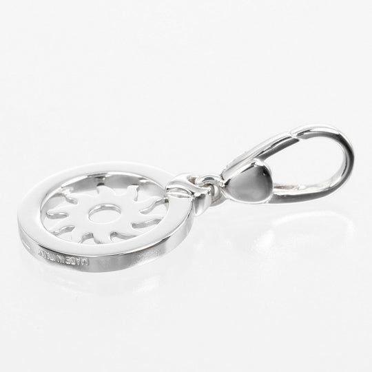 BVLGARI Pendant top K18 white gold gold Tond Snow Women Used Authentic