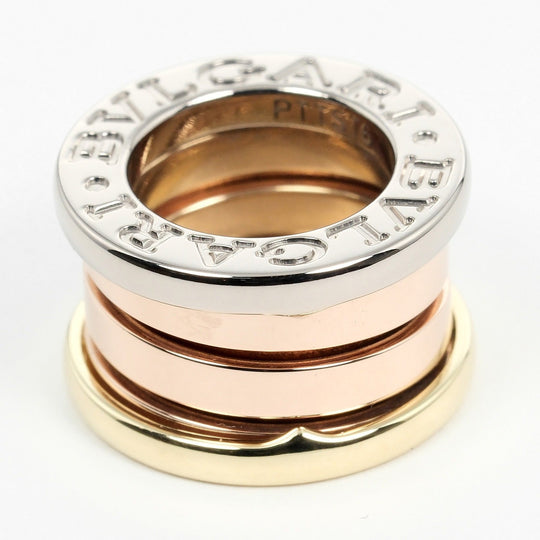 BVLGARI Necklace K18 gold (YGxPGxWG), three-color gold B.zero1 Perfect Mistake Women Used Authentic
