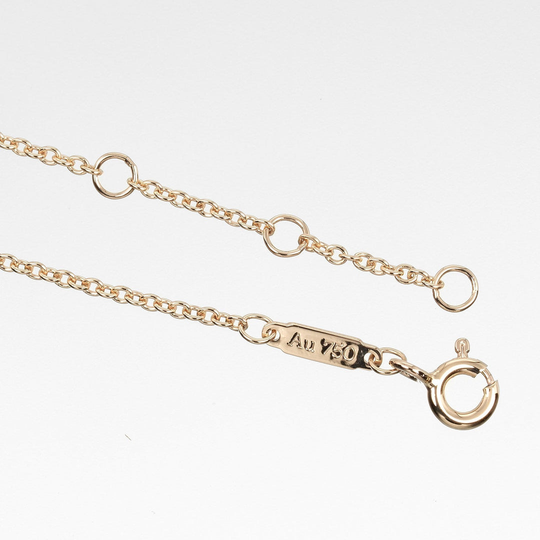 TIFFANY&Co. bracelet K18 Pink Gold gold 1837 Interlocking Circle Women Used Authentic