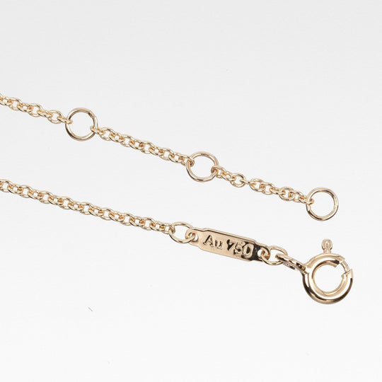 TIFFANY&Co. bracelet K18 Pink Gold gold 1837 Interlocking Circle Women Used Authentic