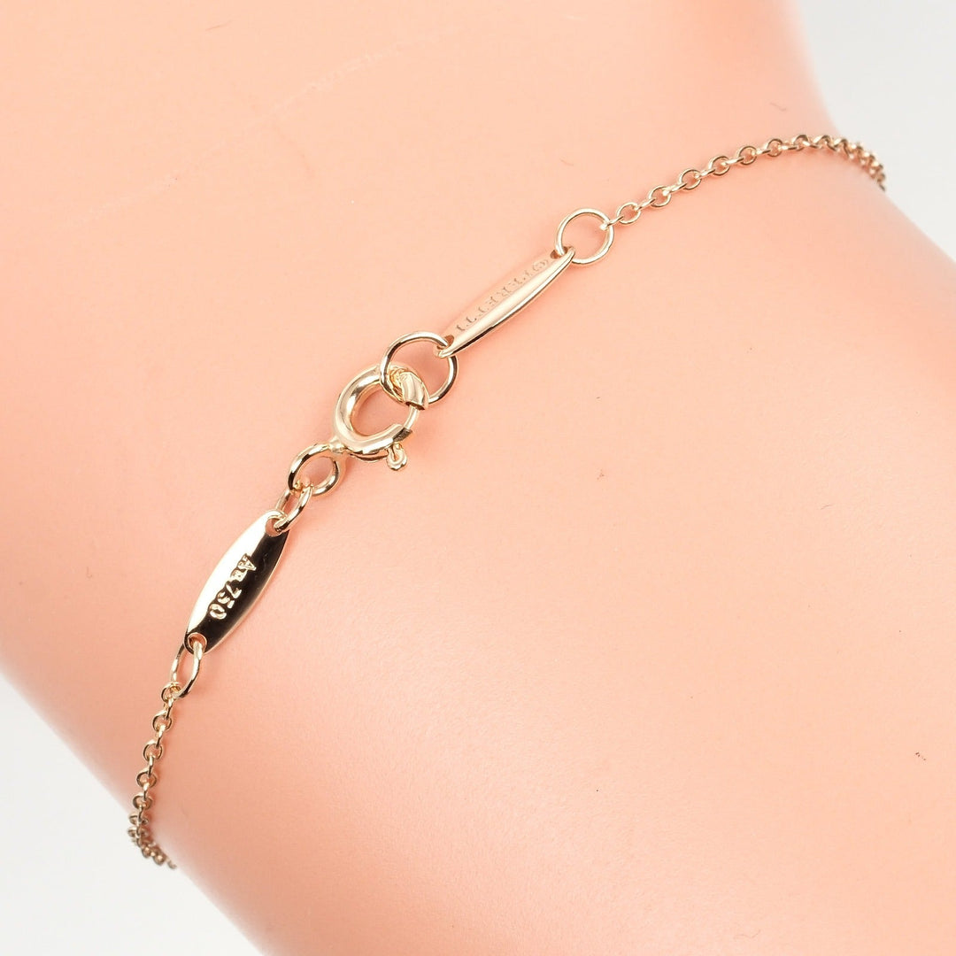TIFFANY&Co. bracelet K18 pink gold, diamond gold Circumference of Wrist7.5" By the yard Women Used Authentic