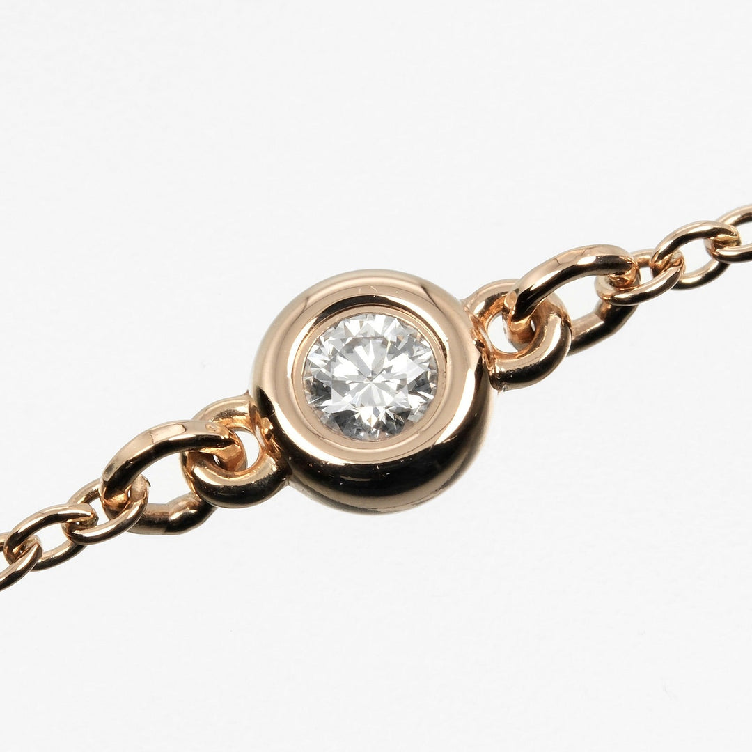 TIFFANY&Co. bracelet K18 pink gold, diamond gold Circumference of Wrist7.5" By the yard Women Used Authentic