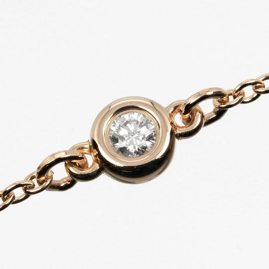 TIFFANY&Co. bracelet K18 pink gold, diamond gold Circumference of Wrist7.5" By the yard Women Used Authentic