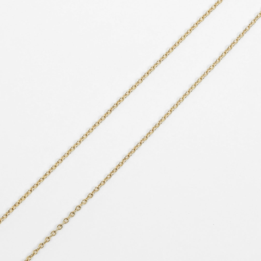 TIFFANY&Co. Necklace K18 yellow gold gold Bean Women Used Authentic