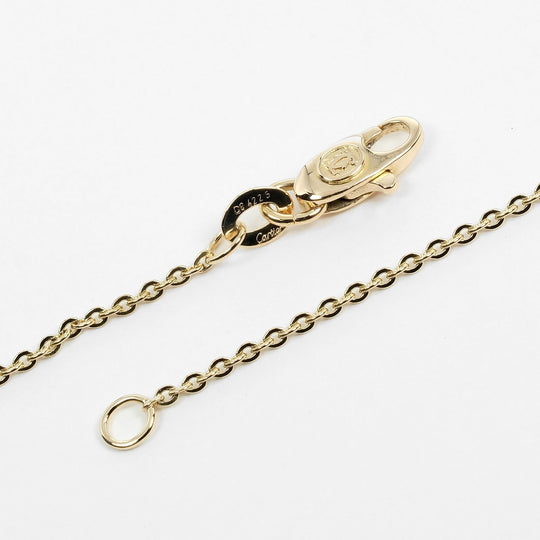 CARTIER Necklace K18 Gold (YGxPGxWG), Diamond, Three Color gold Baby Trinity Women Used Authentic