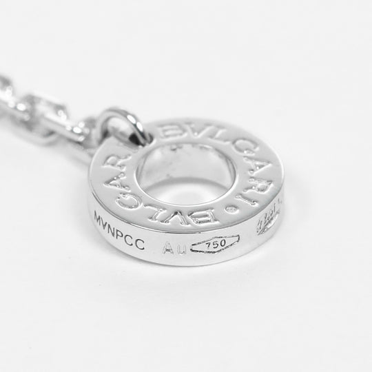 BVLGARI Necklace K18 White Gold, Diamond gold Diva Dream Women Used Authentic