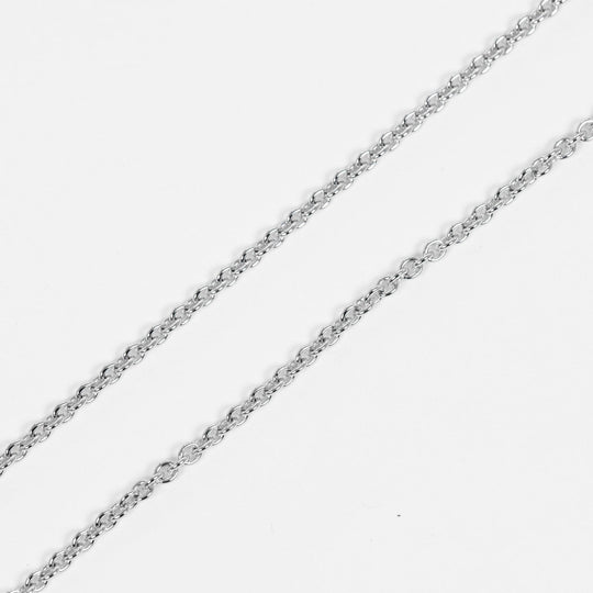 BVLGARI Necklace K18 White Gold, Enamel gold Be zero one Women Used Authentic