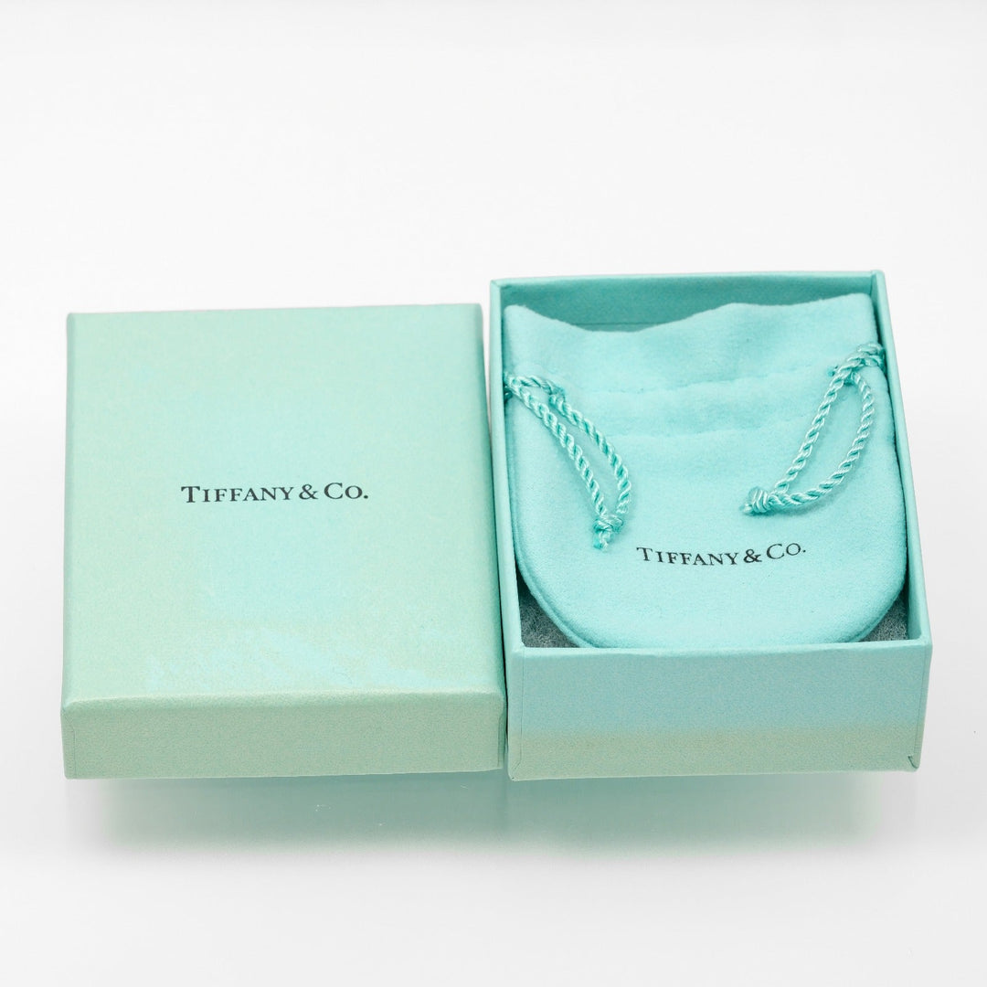 TIFFANY&Co. Necklace Pt950Platinum, Diamond gold Sentimental heart Women Used Authentic