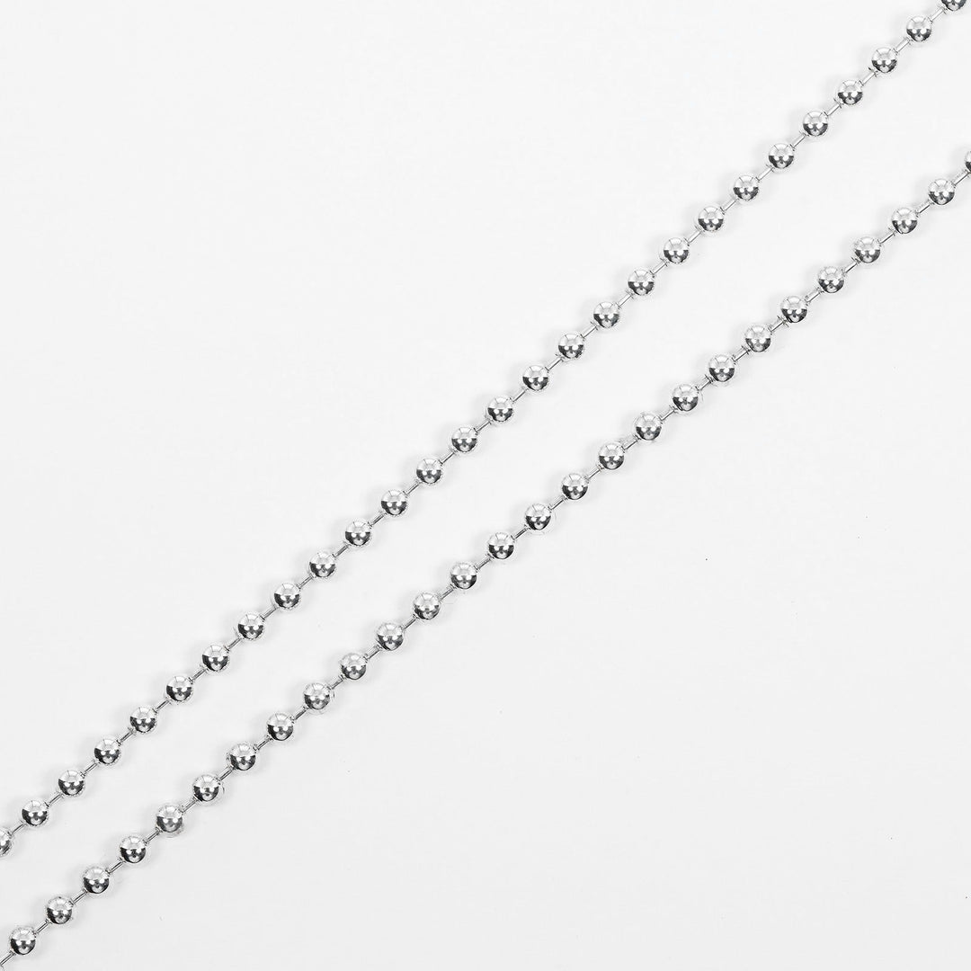TIFFANY&Co. Necklace Silver925 Silver Dog tag coin edge Women Used Authentic