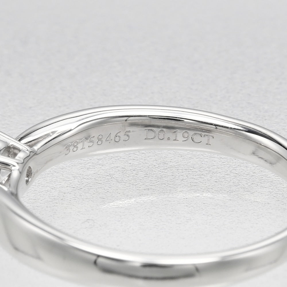 TIFFANY&Co. Ring Pt950Platinum, Diamond WG Fine jewelry 0.19ct IF/I/3EX harmony Women Used Authentic