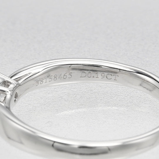 TIFFANY&Co. Ring Pt950Platinum, Diamond WG Fine jewelry 0.19ct IF/I/3EX harmony Women Used Authentic