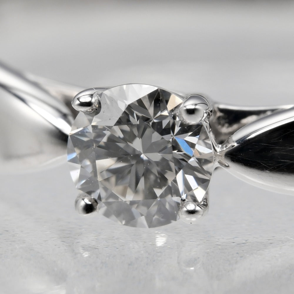 TIFFANY&Co. Ring Pt950Platinum, Diamond WG Fine jewelry 0.19ct IF/I/3EX harmony Women Used Authentic