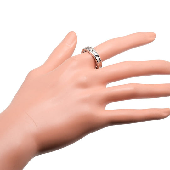 BVLGARI Ring K18 white gold WG Fine jewelry Be zero one Women Used Authentic