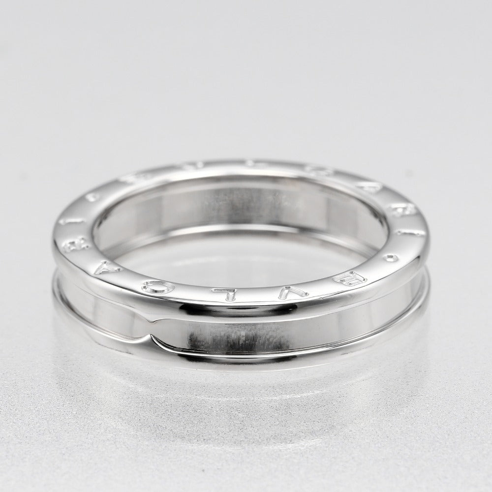BVLGARI Ring K18 white gold WG Fine jewelry Be zero one Women Used Authentic
