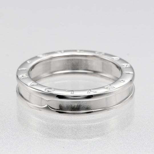BVLGARI Ring K18 white gold WG Fine jewelry Be zero one Women Used Authentic
