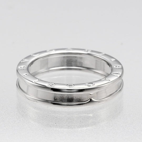 BVLGARI Ring K18 white gold WG Fine jewelry Be zero one Women Used Authentic